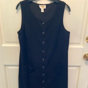 Talbots sleeveless shirt dress